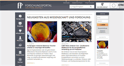 Desktop Screenshot of forschung-sachsen-anhalt.de